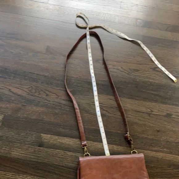 Joy Susan Brown Leather Crossbody Bag Purse EUC - Picture 5 of 8